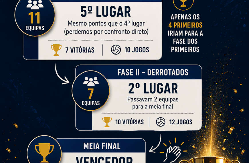 Resumo Época Seniores Masculinos